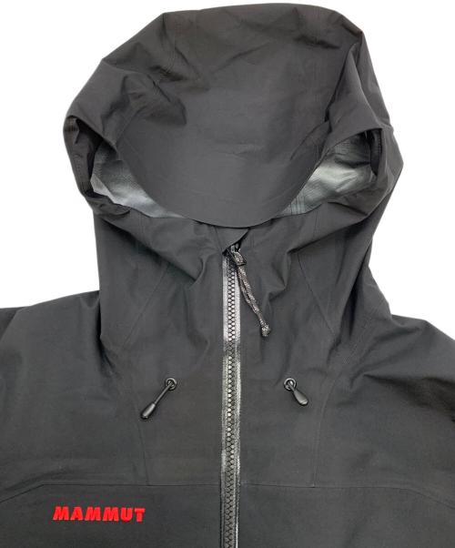 MAMMUT（マムート）MAMMUT (マムート) アルパイン ガイド ハードシェル フーデッド ジャケット ブラック サイズ:S(EURO) 未使用品の古着・服飾アイテム
