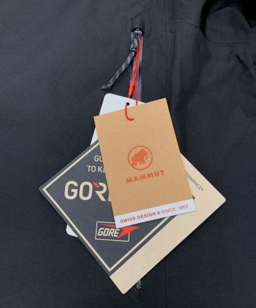 MAMMUT（マムート）MAMMUT (マムート) アルパイン ガイド ハードシェル フーデッド ジャケット ブラック サイズ:S(EURO) 未使用品の古着・服飾アイテム