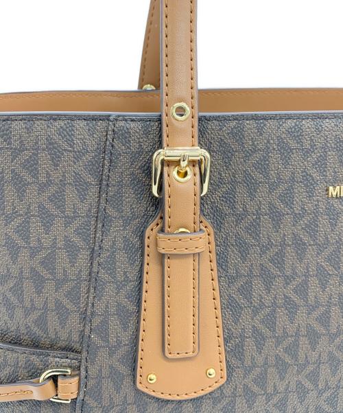 MICHAEL KORS（マイケル・コース）MICHAEL KORS (マイケル・コース) トートバッグ ブラウンの古着・服飾アイテム