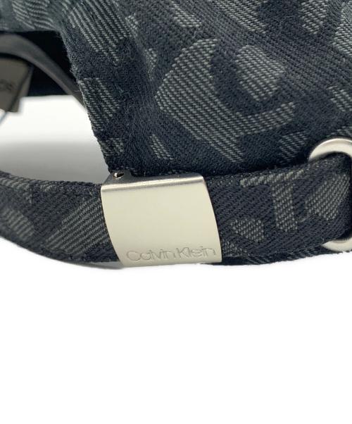 Calvin Klein Jeans（カルバンクラインジーンズ）Calvin Klein Jeans (カルバンクラインジーンズ) LOGO JAQUARD BASEBALL CAP ブラック サイズ:OSの古着・服飾アイテム