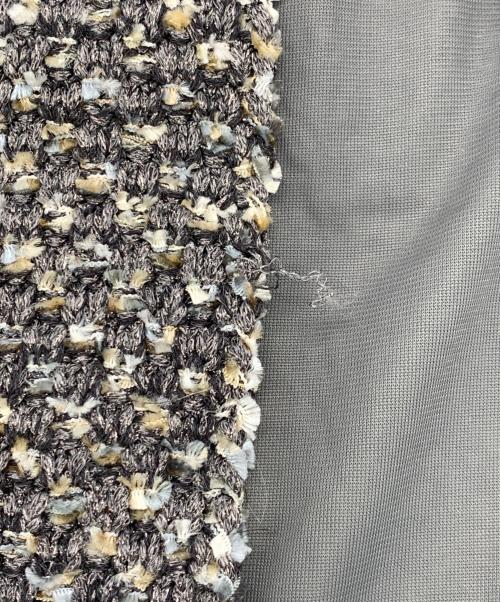 anuans（アニュアンス）anuans (アニュアンス) ニットツイードタイトスカート グレー サイズ:Sの古着・服飾アイテム