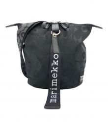 marimekko（マリメッコ）の古着「Carry All Solid ショルダーバッグ」｜ブラック