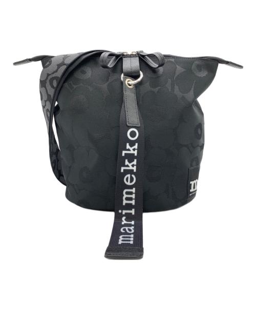 marimekko（マリメッコ）marimekko (マリメッコ) Carry All Solid ショルダーバッグ ブラックの古着・服飾アイテム