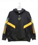 adidasアディダス）の古着「プルオーバーパーカー」｜ブラック