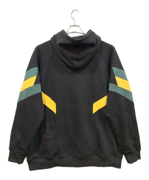 adidas（アディダス）adidas (アディダス) プルオーバーパーカー ブラック サイズ:3XLの古着・服飾アイテム