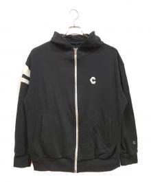 CRONOS（クロノス）の古着「ジップパーカー」｜ブラック