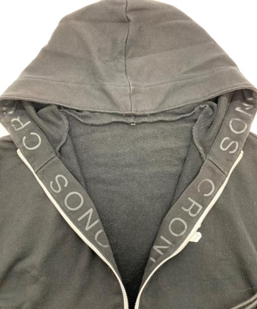 CRONOS（クロノス）CRONOS (クロノス) ジップパーカー ブラック サイズ:38(M)の古着・服飾アイテム