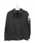 CRONOS (クロノス) ジップパーカー ブラック サイズ:38(M)：10000円