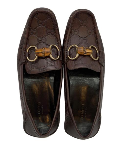 GUCCI（グッチ）GUCCI (グッチ) ドライビングシューズ ブラウン サイズ:36の古着・服飾アイテム