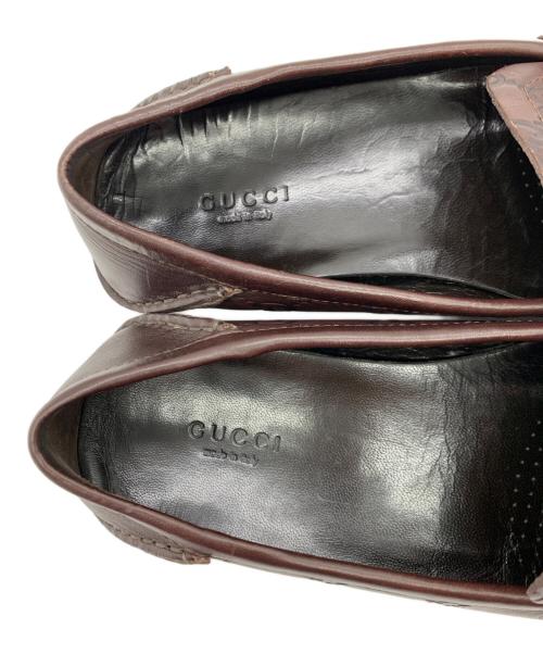 GUCCI（グッチ）GUCCI (グッチ) ドライビングシューズ ブラウン サイズ:36の古着・服飾アイテム