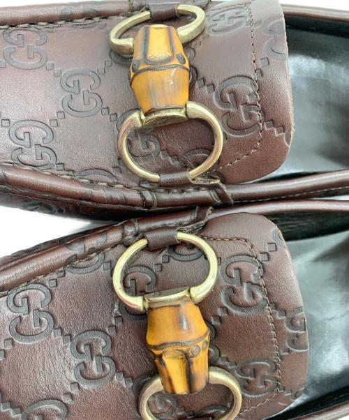 GUCCI（グッチ）GUCCI (グッチ) ドライビングシューズ ブラウン サイズ:36の古着・服飾アイテム