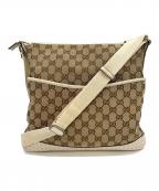 GUCCIグッチ）の古着「ショルダーバッグ」｜ベージュ