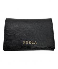 FURLA（フルラ）の古着「3つ折り財布」｜ブラック