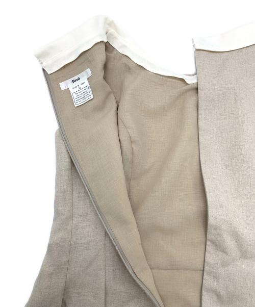 Rene（ルネ）Rene (ルネ) ノースリーブワンピース ベージュ サイズ:38の古着・服飾アイテム