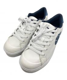 DC SHOE（ディーシーシュー）の古着「厚底スニーカー」｜ホワイト×ネイビー