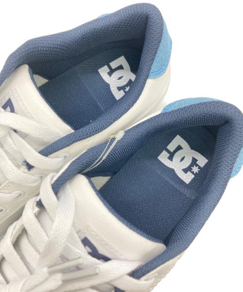 DC SHOE（ディーシーシュー）DC SHOE (ディーシーシュー) 厚底スニーカー ホワイト×ネイビー サイズ:US:8の古着・服飾アイテム