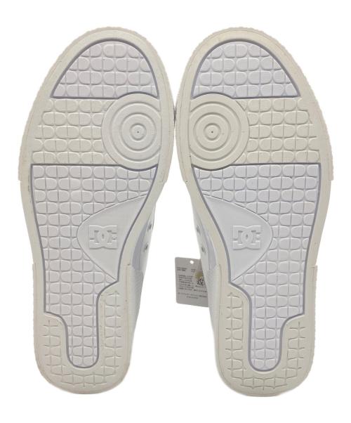 DC SHOE（ディーシーシュー）DC SHOE (ディーシーシュー) 厚底スニーカー ホワイト×ネイビー サイズ:US:8の古着・服飾アイテム