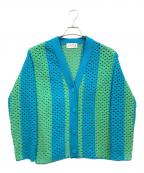 martiniqueマルティニーク）の古着「薄手カーディガン」｜グリーン×ブルー