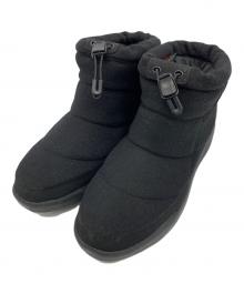 THE NORTH FACE（ザ ノース フェイス）の古着「W Nuptse Bootie WP Logo Short / ヌプシ ブーティ ウォータープルーフ ロゴ ショート」｜ブラック