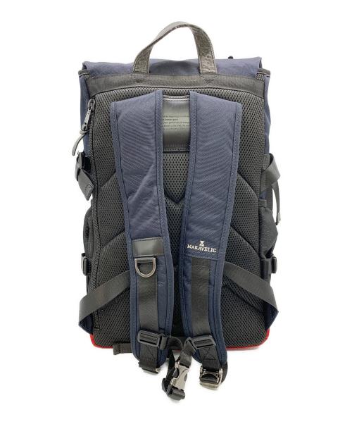 MAKAVELIC（マキャベリック）MAKAVELIC (マキャベリック) バックパック ネイビー×ブラック×レッドの古着・服飾アイテム