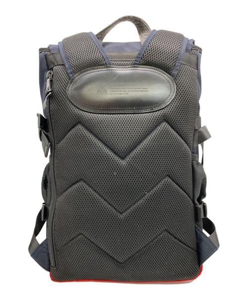 MAKAVELIC（マキャベリック）MAKAVELIC (マキャベリック) バックパック ネイビー×ブラック×レッドの古着・服飾アイテム