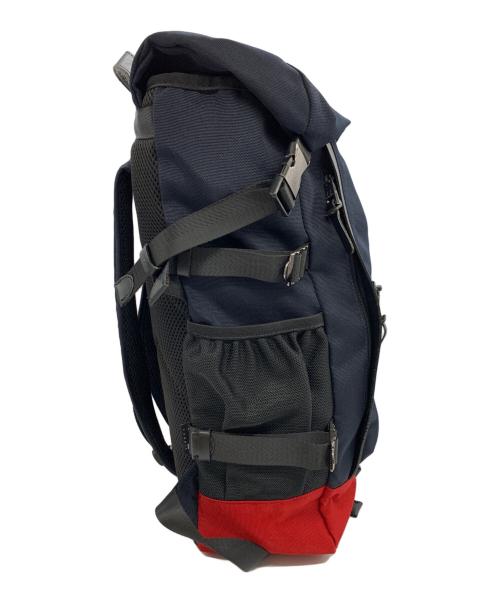 MAKAVELIC（マキャベリック）MAKAVELIC (マキャベリック) バックパック ネイビー×ブラック×レッドの古着・服飾アイテム