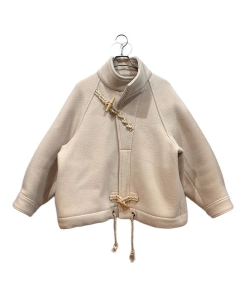 HYKE（ハイク）HYKE (ハイク) DOUBLE FACE DUFFEL JACKET ベージュ サイズ:1(S～M)の古着・服飾アイテム