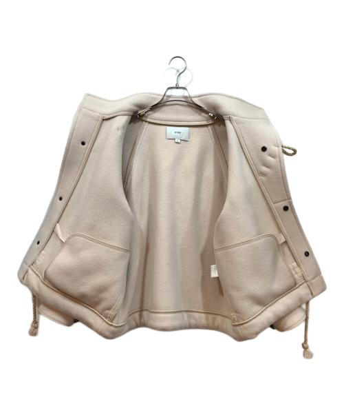 HYKE（ハイク）HYKE (ハイク) DOUBLE FACE DUFFEL JACKET ベージュ サイズ:1(S～M)の古着・服飾アイテム
