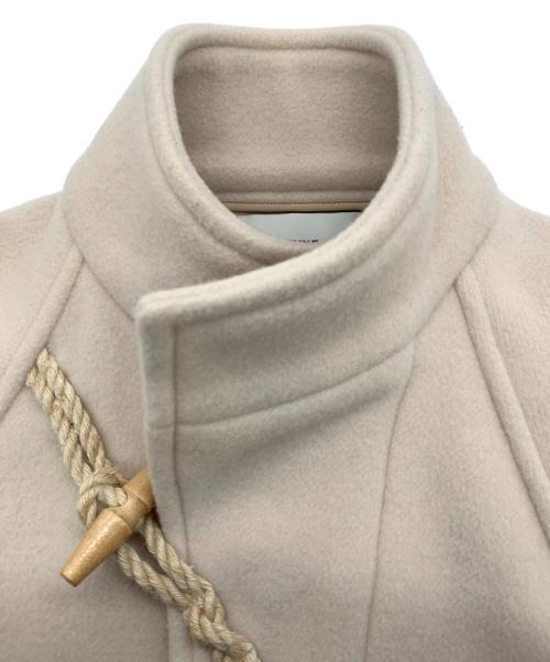 HYKE（ハイク）HYKE (ハイク) DOUBLE FACE DUFFEL JACKET ベージュ サイズ:1(S～M)の古着・服飾アイテム