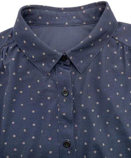 MACKINTOSH LONDON（マッキントッシュ ロンドン）MACKINTOSH LONDON (マッキントッシュ ロンドン) アスタープリントジャージワンピース ネイビー サイズ:38の古着・服飾アイテム