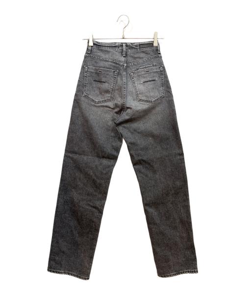 YANUK（ヤヌーク）YANUK (ヤヌーク) ボーイズストレート LEA / デニムパンツ ブラック サイズ:23の古着・服飾アイテム