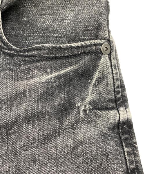 YANUK（ヤヌーク）YANUK (ヤヌーク) ボーイズストレート LEA / デニムパンツ ブラック サイズ:23の古着・服飾アイテム