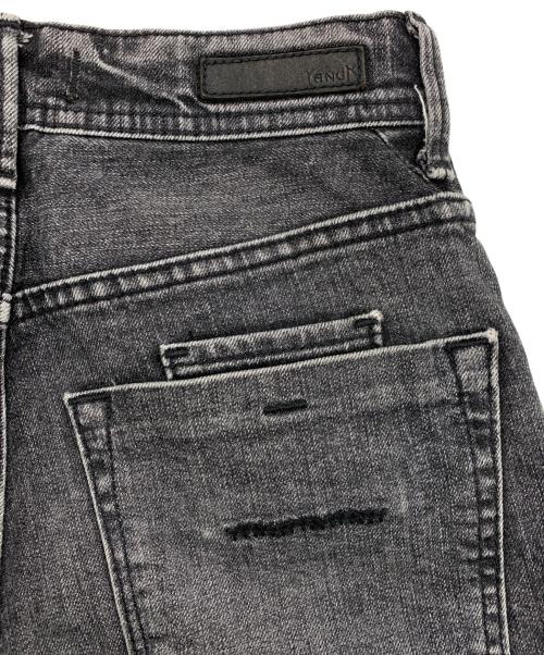 YANUK（ヤヌーク）YANUK (ヤヌーク) ボーイズストレート LEA / デニムパンツ ブラック サイズ:23の古着・服飾アイテム