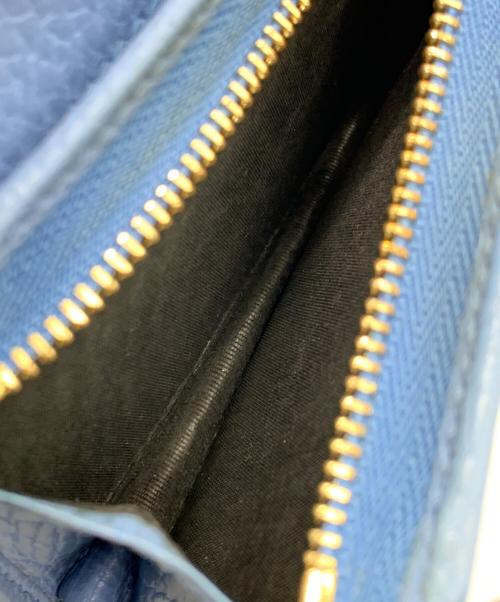GUCCI（グッチ）GUCCI (グッチ) コンパクトウォレット ブルーの古着・服飾アイテム