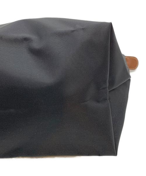 LONGCHAMP（ロンシャン）LONGCHAMP (ロンシャン) ハンドバッグ ブラック×ブラウンの古着・服飾アイテム