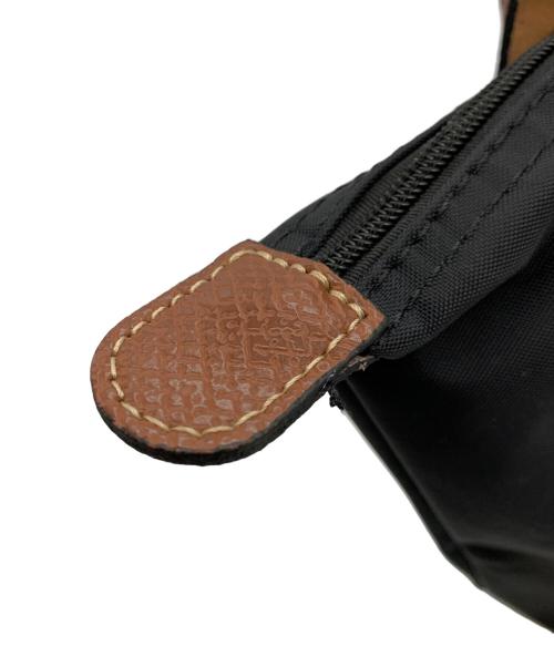 LONGCHAMP（ロンシャン）LONGCHAMP (ロンシャン) ハンドバッグ ブラック×ブラウンの古着・服飾アイテム