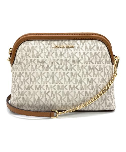 MICHAEL KORS（マイケル・コース）MICHAEL KORS (マイケル・コース) ショルダーバッグ ホワイトの古着・服飾アイテム