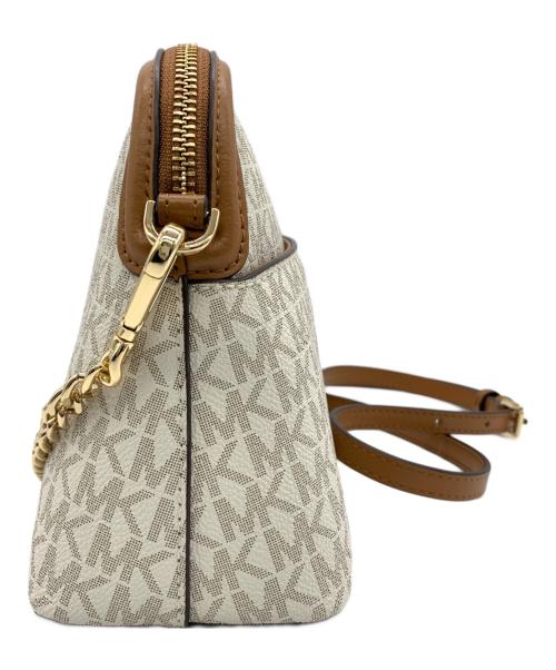 MICHAEL KORS（マイケル・コース）MICHAEL KORS (マイケル・コース) ショルダーバッグ ホワイトの古着・服飾アイテム