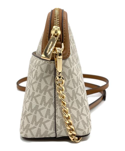 MICHAEL KORS（マイケル・コース）MICHAEL KORS (マイケル・コース) ショルダーバッグ ホワイトの古着・服飾アイテム