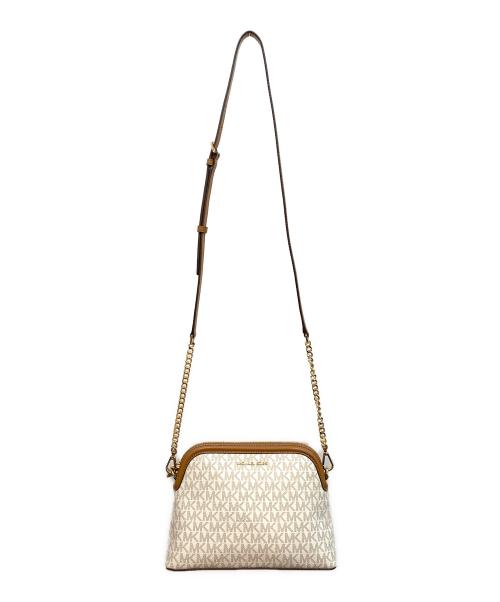 MICHAEL KORS（マイケル・コース）MICHAEL KORS (マイケル・コース) ショルダーバッグ ホワイトの古着・服飾アイテム