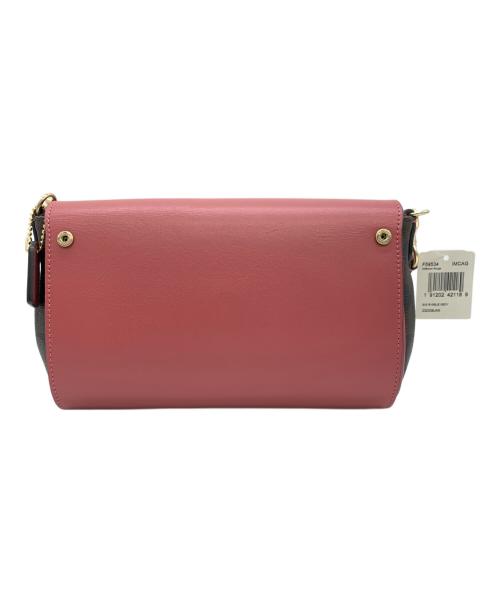 COACH（コーチ）COACH (コーチ) ショルダーバッグ ブラウン×ピンクの古着・服飾アイテム
