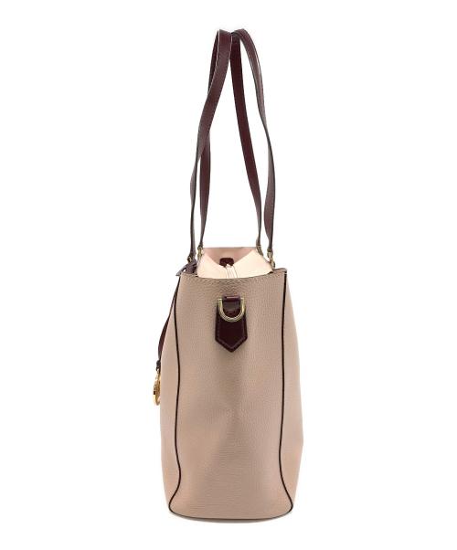 MICHAEL KORS（マイケル・コース）MICHAEL KORS (マイケル・コース) ハンドバッグ ピンク×ブラウンの古着・服飾アイテム