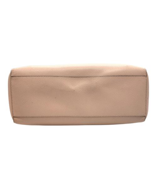 MICHAEL KORS（マイケル・コース）MICHAEL KORS (マイケル・コース) ハンドバッグ ピンク×ブラウンの古着・服飾アイテム