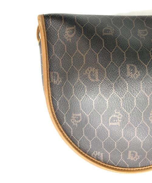 Christian Dior（クリスチャン ディオール）Christian Dior (クリスチャン ディオール) ショルダーバッグ ブラック×ブラウンの古着・服飾アイテム