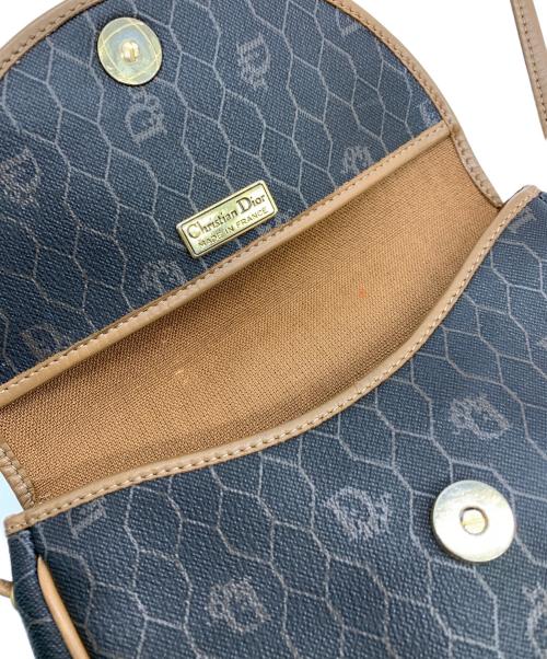 Christian Dior（クリスチャン ディオール）Christian Dior (クリスチャン ディオール) ショルダーバッグ ブラック×ブラウンの古着・服飾アイテム