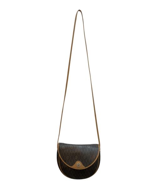 Christian Dior（クリスチャン ディオール）Christian Dior (クリスチャン ディオール) ショルダーバッグ ブラック×ブラウンの古着・服飾アイテム