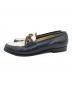 GUCCI (グッチ) ローファー ブラック×ホワイト サイズ:7：12000円