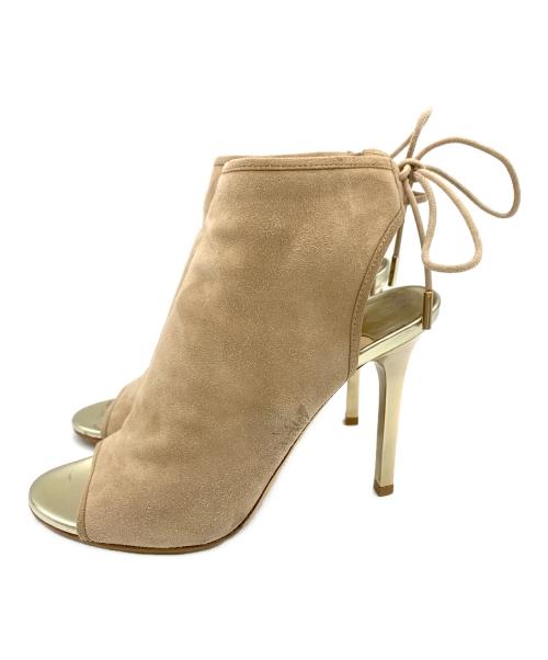 JIMMY CHOO（ジミーチュウ）JIMMY CHOO (ジミーチュウ) ヒールサンダル ベージュ サイズ:35 1/2の古着・服飾アイテム