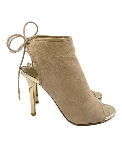 JIMMY CHOO（ジミーチュウ）JIMMY CHOO (ジミーチュウ) ヒールサンダル ベージュ サイズ:35 1/2の古着・服飾アイテム
