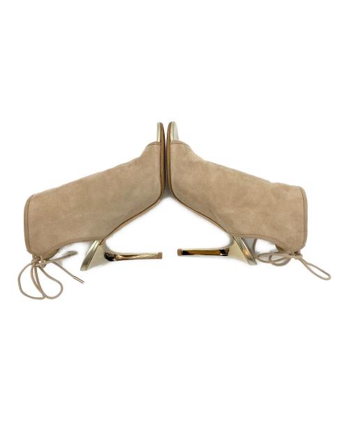 JIMMY CHOO（ジミーチュウ）JIMMY CHOO (ジミーチュウ) ヒールサンダル ベージュ サイズ:35 1/2の古着・服飾アイテム